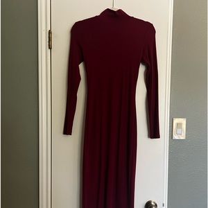 Marine layer, size XS, Lexi Ribbed Dress with mock neck